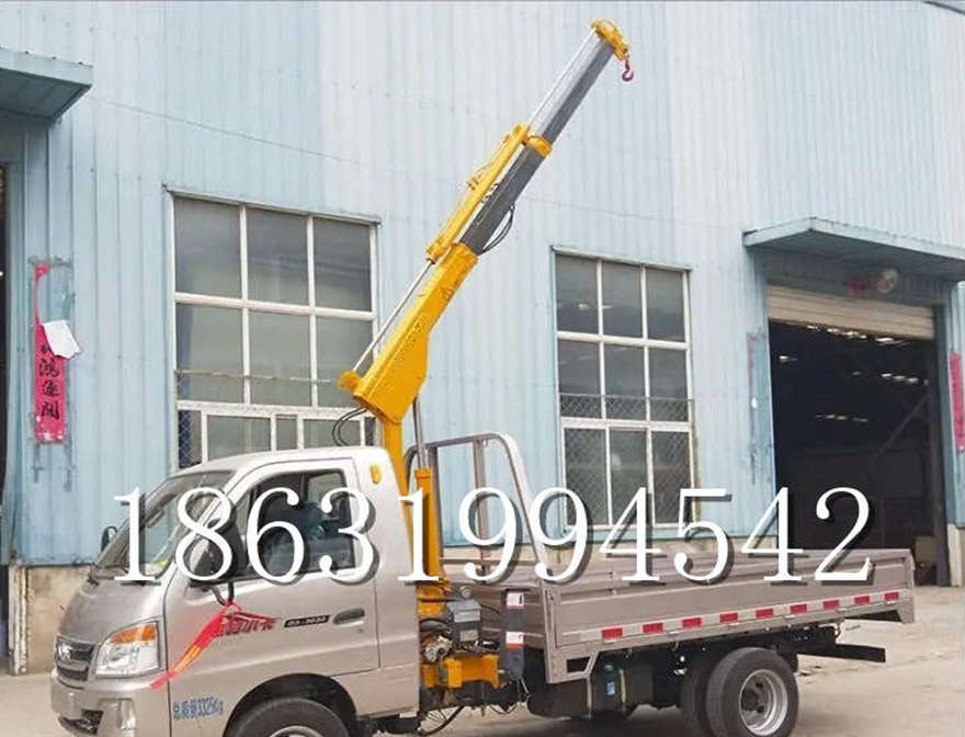 长阳土家族自治县随车吊机货车小型12V液压车载吊遥控升降机 多功能液压伸缩吊包安装随车吊机